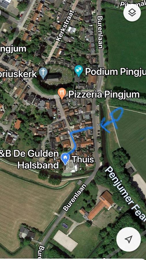 B&B De Gulden Halsband Pingjum Esterno foto